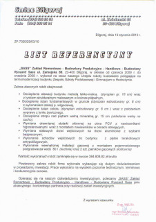 Referencja: Urząd Gminy Biłgoraj