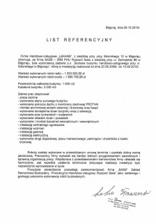 Referencja: Firma Handlowo-Usługowa LEKANS